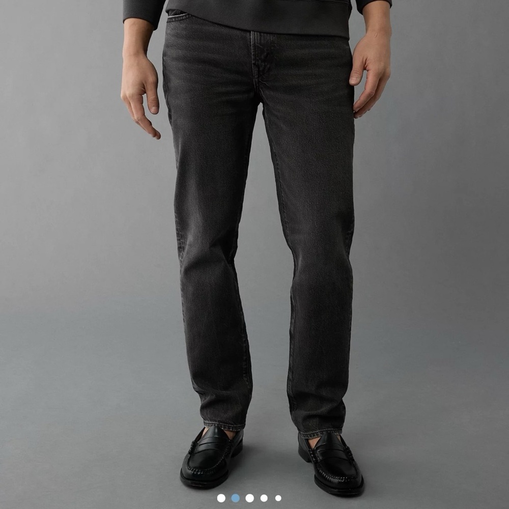 American Eagle Outfitters Men's Dark Gray Slim Jeans